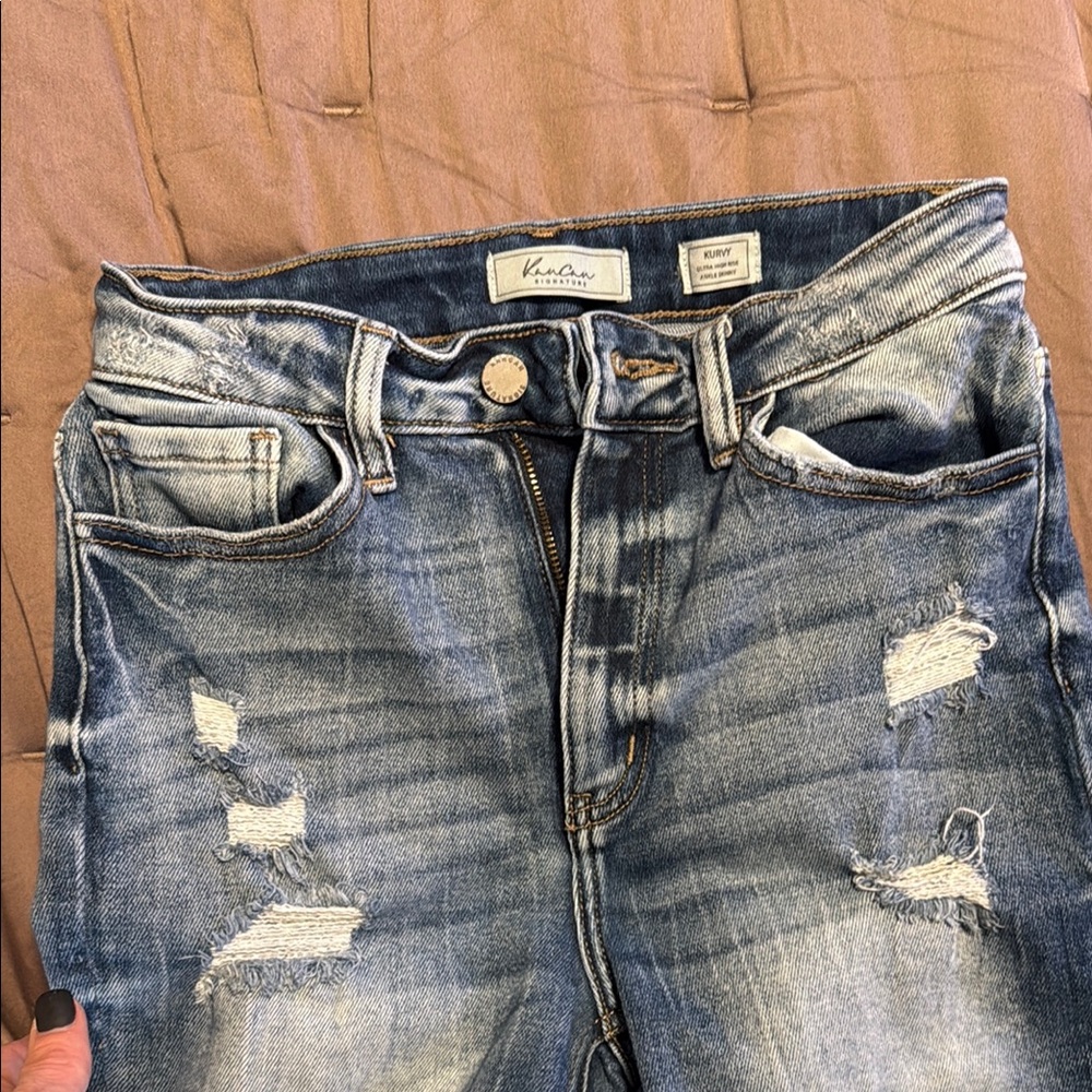 KanCan Ripped Blue Denim Jeans